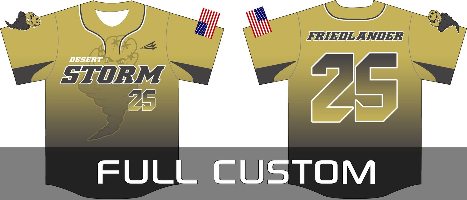 Nevada Desert Storm Baseball Modern Jersey 2