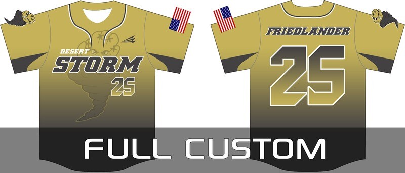 Nevada Desert Storm Baseball Modern Jersey 2