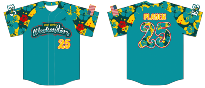 East Coast Weekenders Custom Hexaflex Baseball Jersey #J2E
