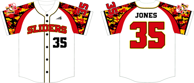 South Maryland Sliders Custom HexaFlex Baseball Jersey #J2