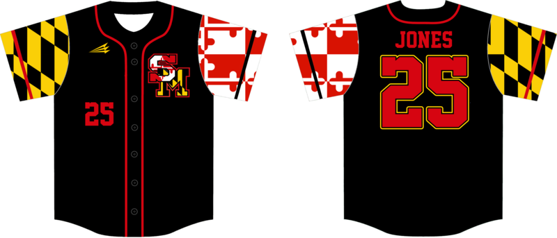 South Maryland Sliders Custom HexaFlex Baseball Jersey #J3C