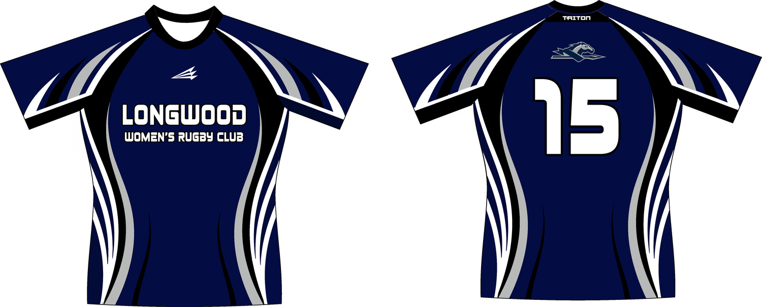 Longwood University Custom Classic Rugby Jersey #J4d