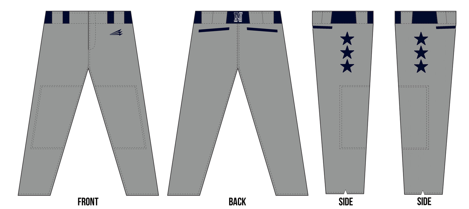 Neshaminy Wildcats Custom Long Relaxed Baseball Pant #BP2