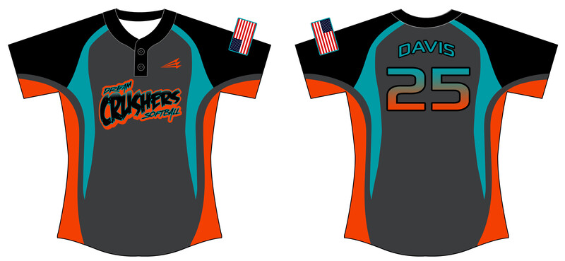 Coastal Dream Crushers Custom Nanodri Softball Jersey #J2B