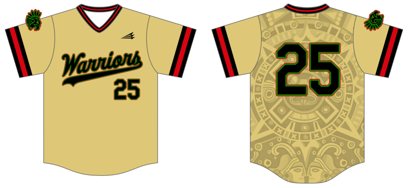 Warriors (Quiroz) Custom HexaFlex Baseball Jersey #J3B