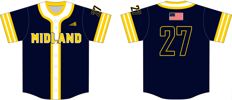 Midland Swarm Savages Custom NanoDri Baseball Jersey #J2b