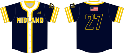 Midland Swarm Savages Custom NanoDri Baseball Jersey #J2b