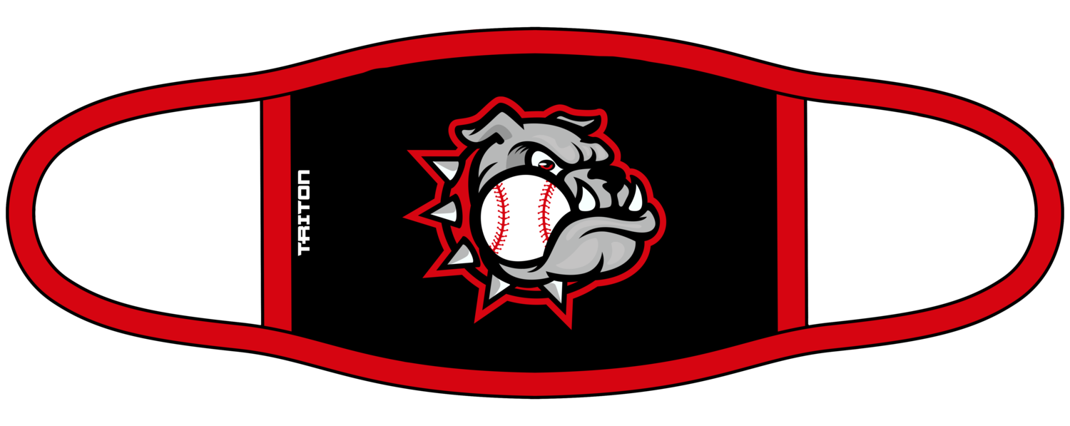 Muddogs Baseball Club Custom Face Mask #FM1