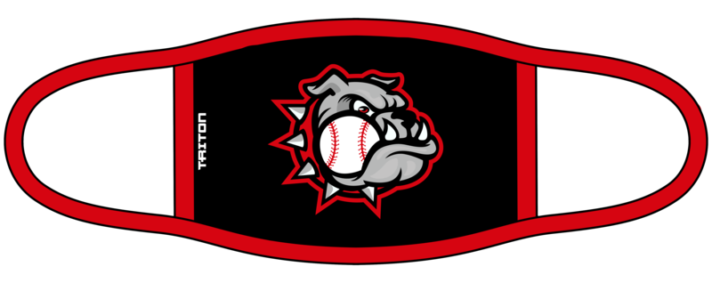 Muddogs Baseball Club Custom Face Mask #FM1
