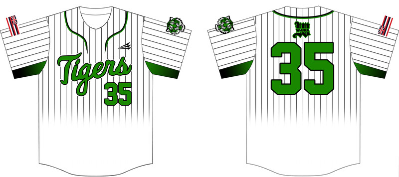 Waiakea Uka Tigers Custom NanoDri Baseball Jersey #J3G