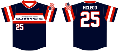 Huntington Beach Scrappers Custom Hexaflex Baseball Jersey #J1C