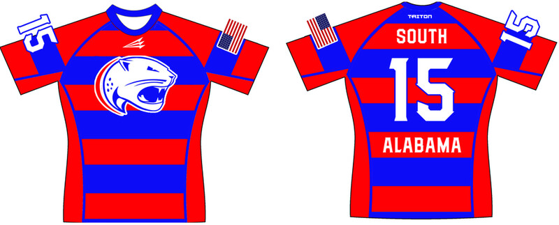 South Alabama Custom Rugby Jersey #J1