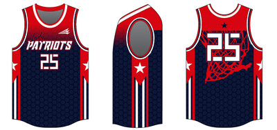 Shirt Factory (Wholesale) (Lady Patriots) Custom NanoDri Basketball Jersey #J5