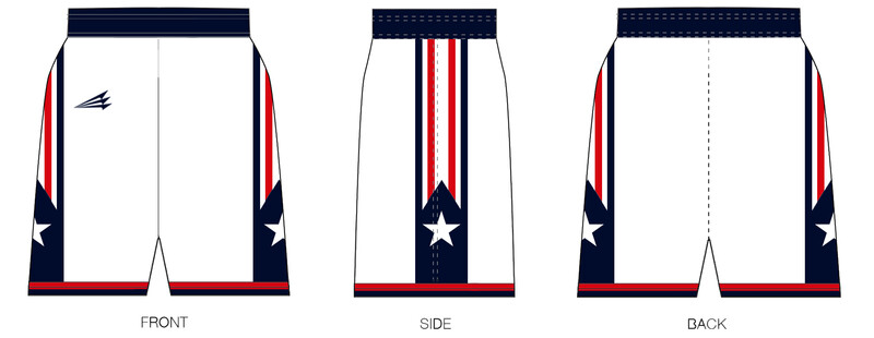 Shirt Factory (Wholesale) (Lady Patriots) Custom NanoDri Basketball Shorts #BS2
