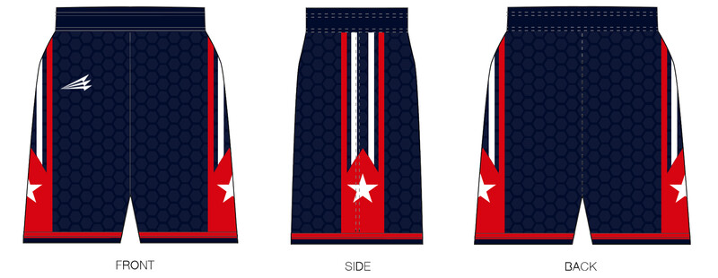 Shirt Factory (Wholesale) (Lady Patriots) Custom NanoDri Basketball Shorts #BS5
