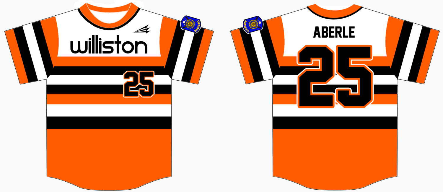 Williston Baseball Custom Jersey D#3