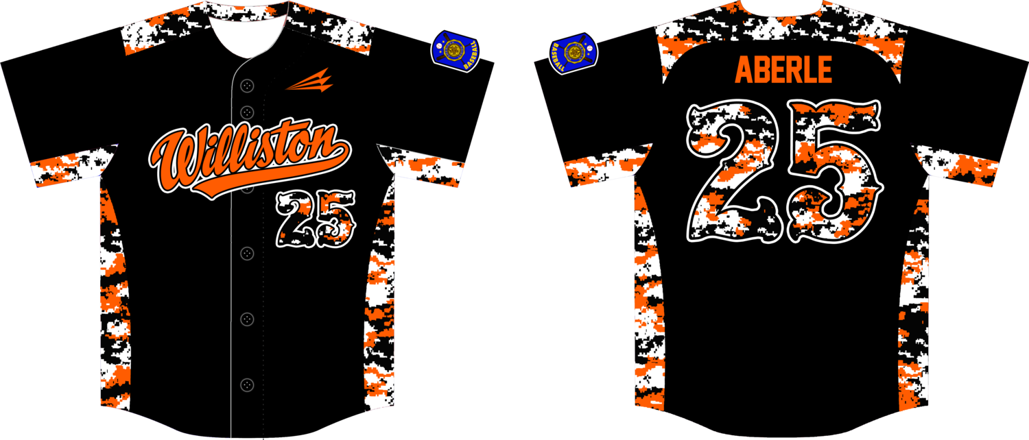 Williston Baseball Custom Jersey D#4