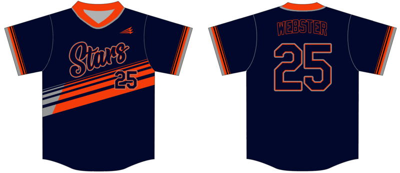 Area Stars Custom HexaFlex Baseball Jersey #J3