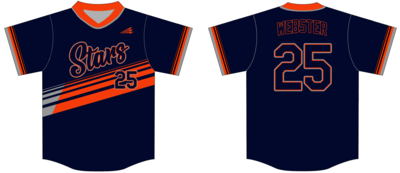Area Stars Custom HexaFlex Baseball Jersey #J3