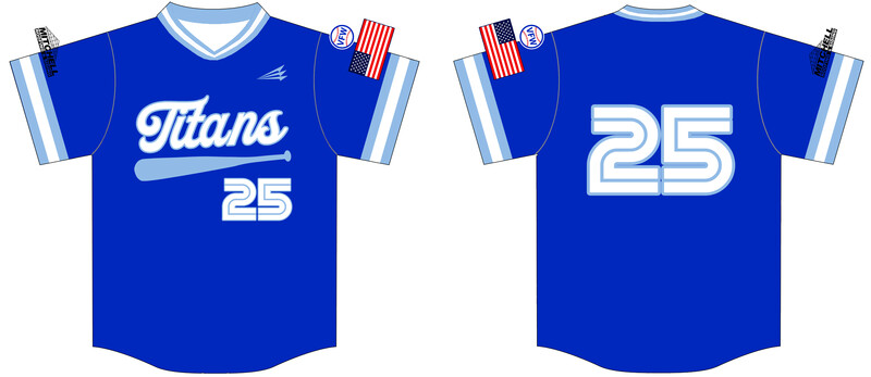 MVP Titans Custom HexaFlex Baseball Jersey #J4H