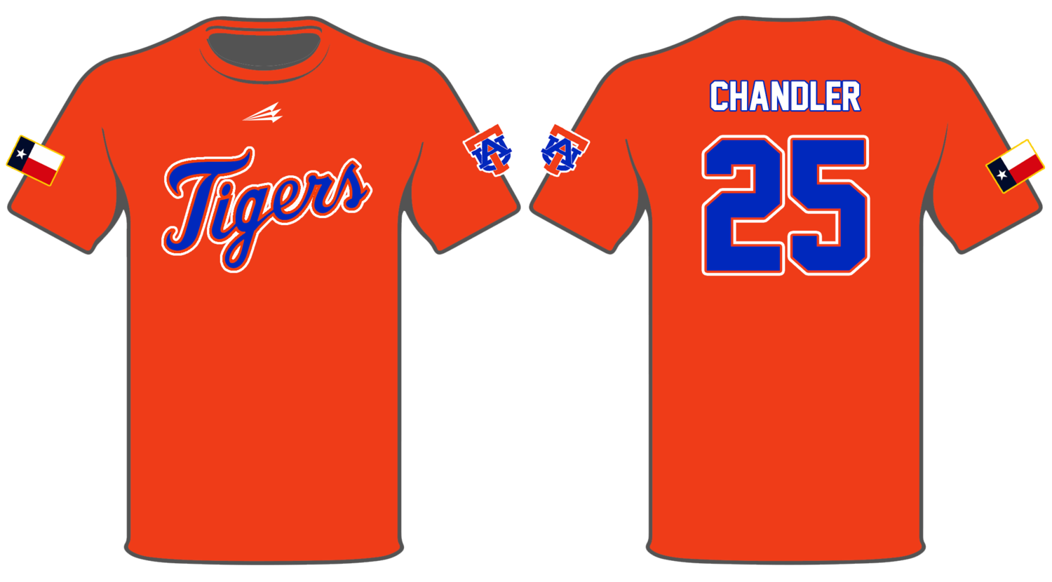 Austin United Tigers Custom HyperTee #HT8