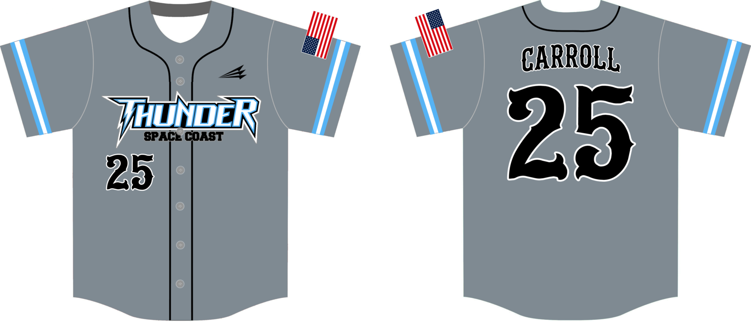 Space Coast Thunder Custom HexaFlex Baseball Jersey #J2B