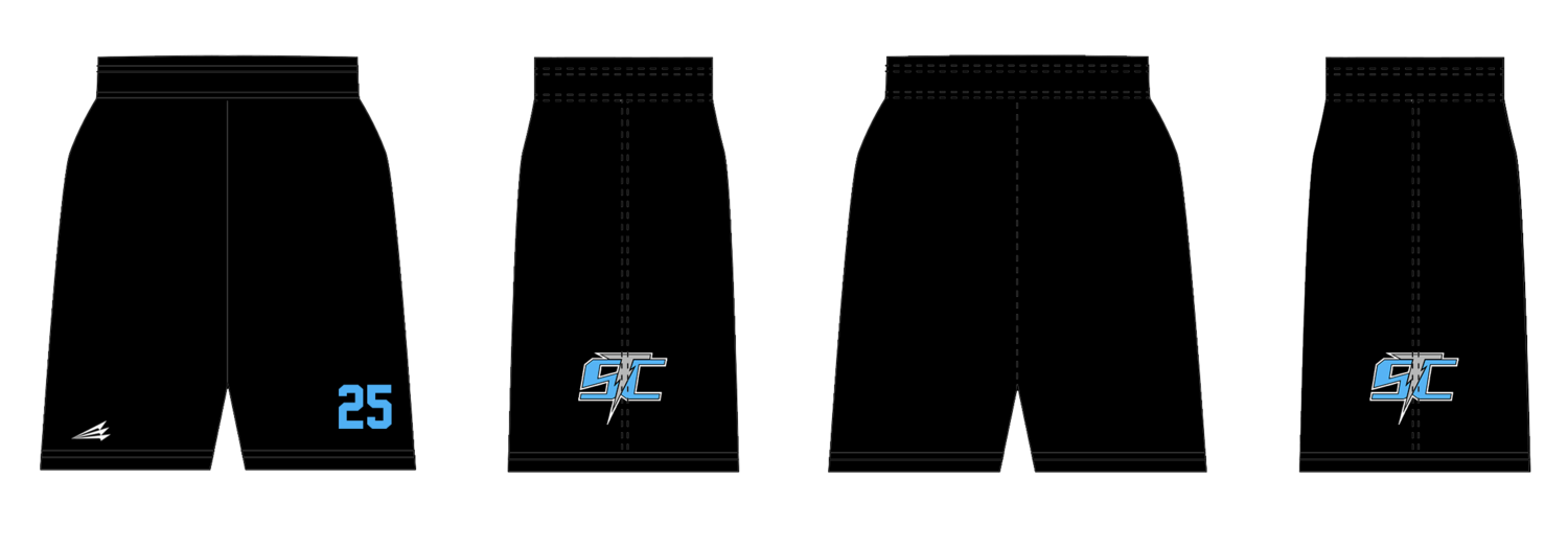 Space Coast Thunder Custom Revolution Pocket Shorts #RV1