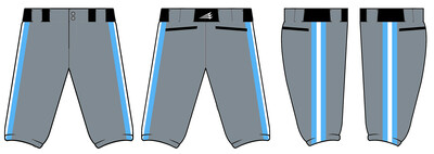 Space Coast Thunder Custom Knicker Baseball Pant #BP2B