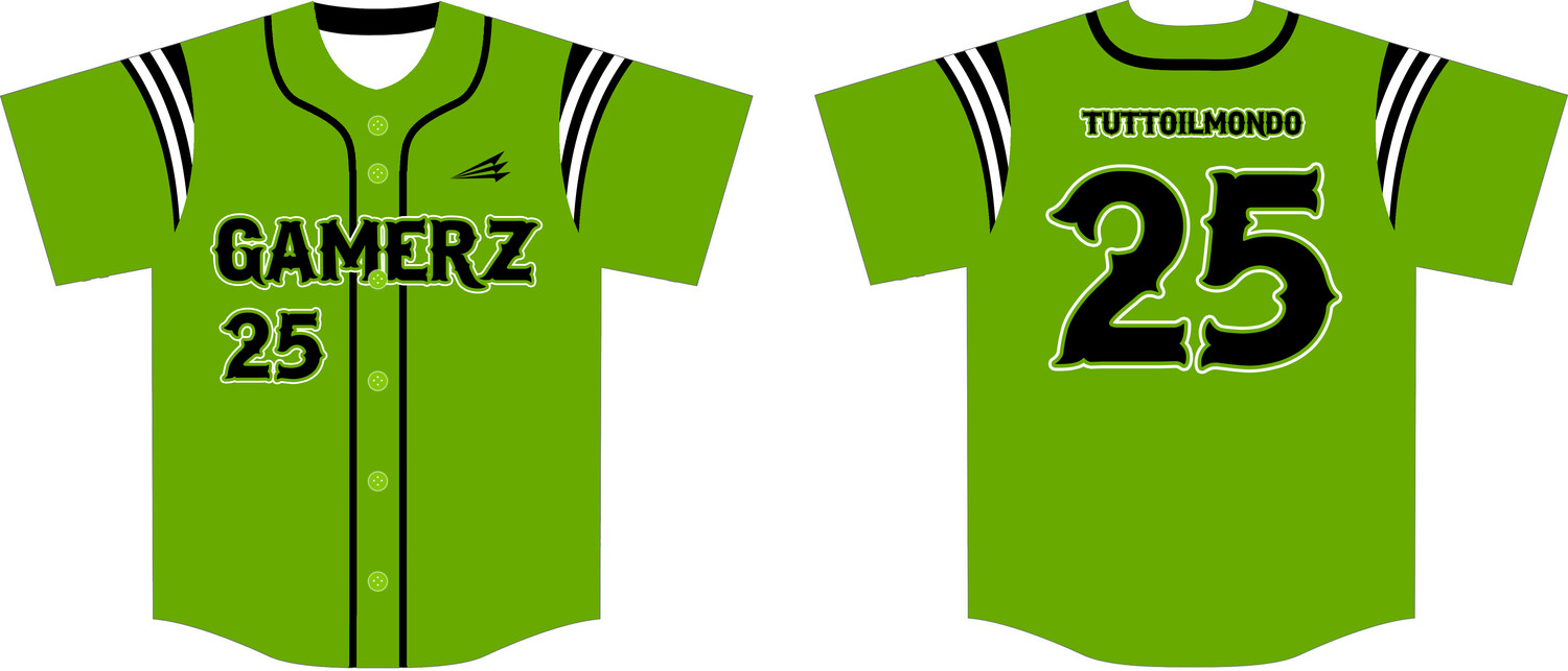 Gamerz Custom NanoDri Baseball Jersey #J5D