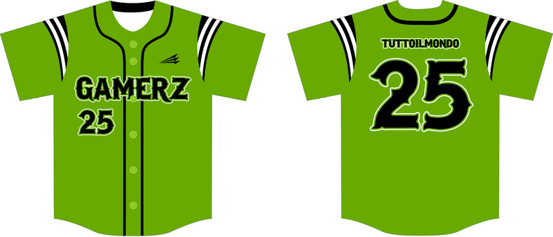 Gamerz Custom NanoDri Baseball Jersey #J5D