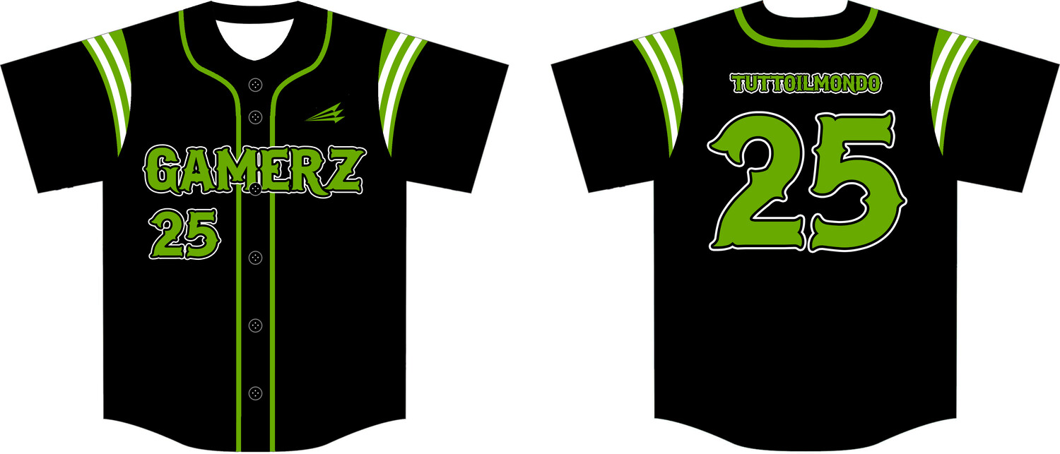 Gamerz Custom NanoDri Baseball Jersey #J5B