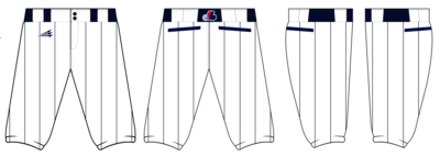 Montgomery Expos Custom Knicker Baseball Pant #BP7C