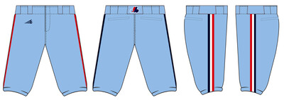 Montgomery Expos Custom Knicker Baseball Pant #BP8