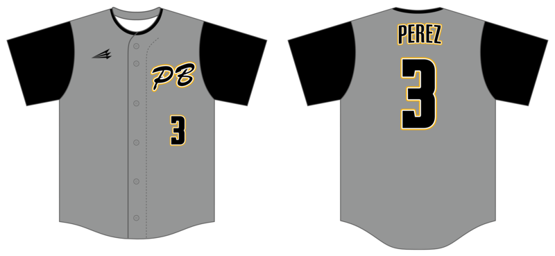 Prodigy Baseball Miami Custom NanoDri Baseball Jersey #J5