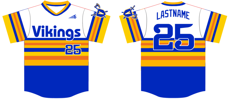 MB Vikings Custom HexaFlex Baseball Jersey #J3C