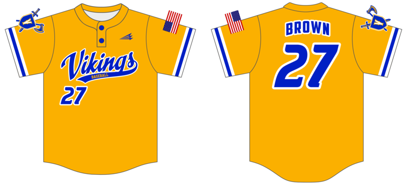 MB Vikings Custom HexaFlex Baseball Jersey #J5C