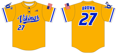 MB Vikings Custom HexaFlex Baseball Jersey #J5C