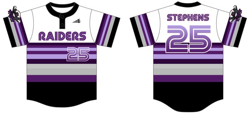 Raiders (Stephens) Custom HexaFlex Baseball Jersey #J2