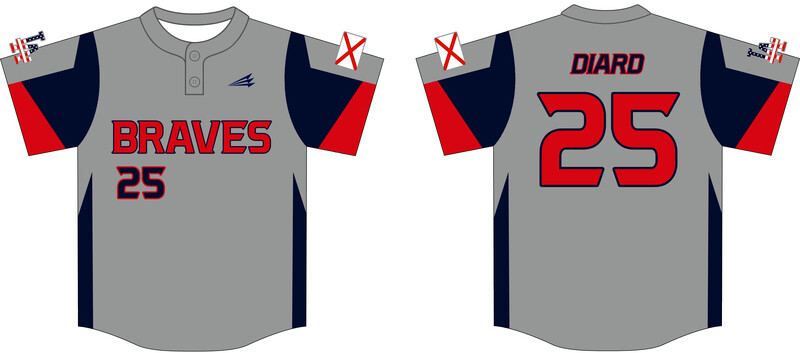 LA Braves Custom HexaFlex Baseball Jersey #J3B