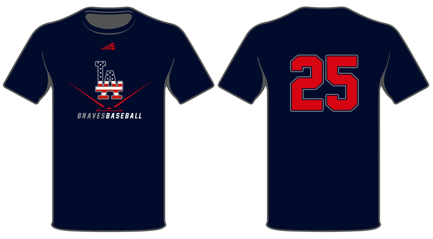 LA Braves Custom HyperTee #HT1