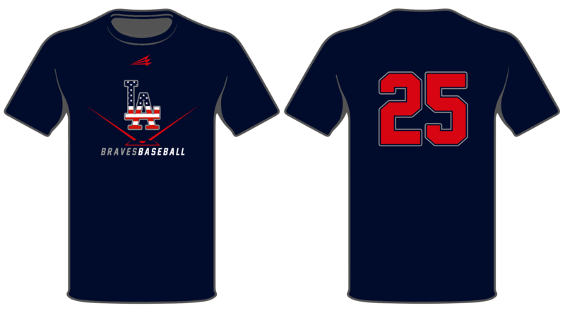LA Braves Custom HyperTee #HT1