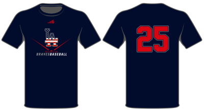 LA Braves Custom HyperTee #HT1