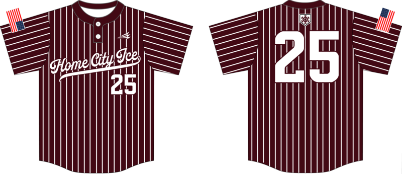 Home City Ice Custom HexaFlex Baseball Jersey #J2