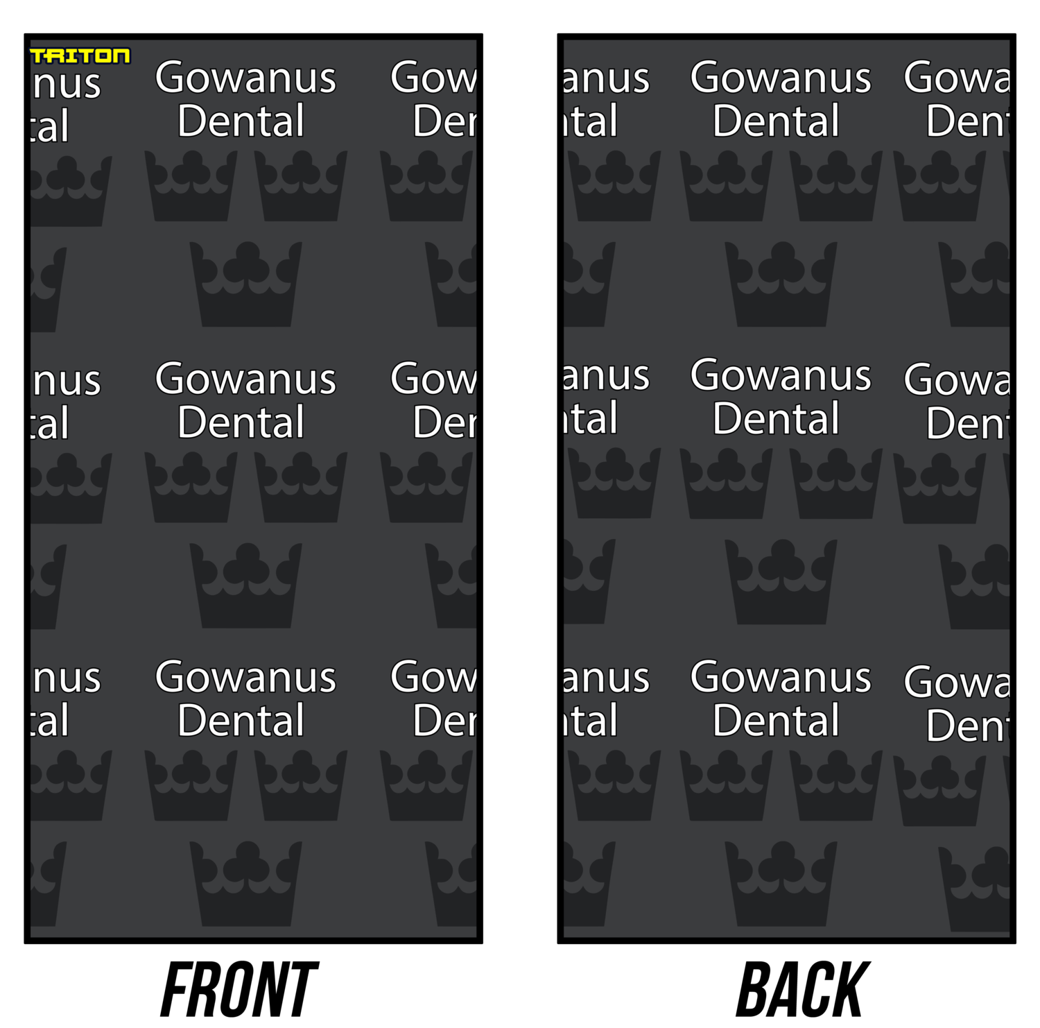 Gowanus Dental Custom Gaiter #GM5