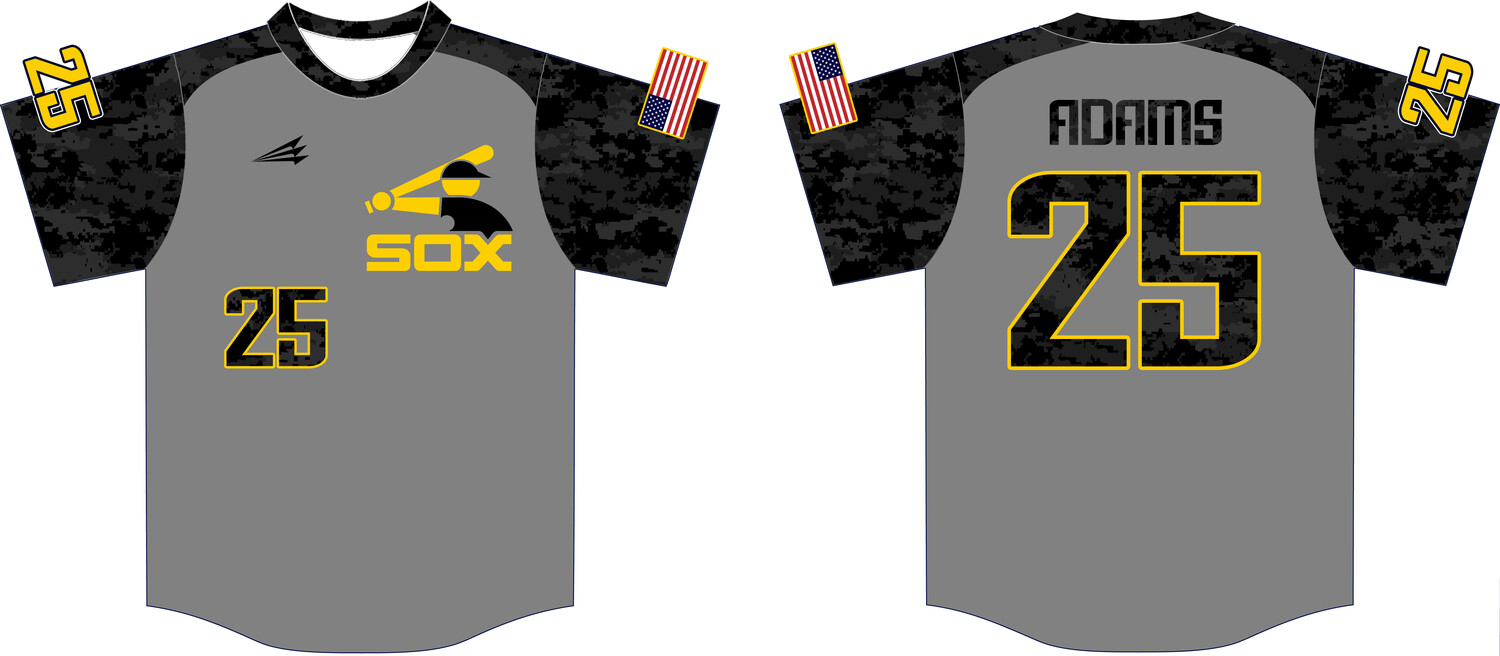 Gold Sox Custom HexaFlex Baseball Jersey #J2B