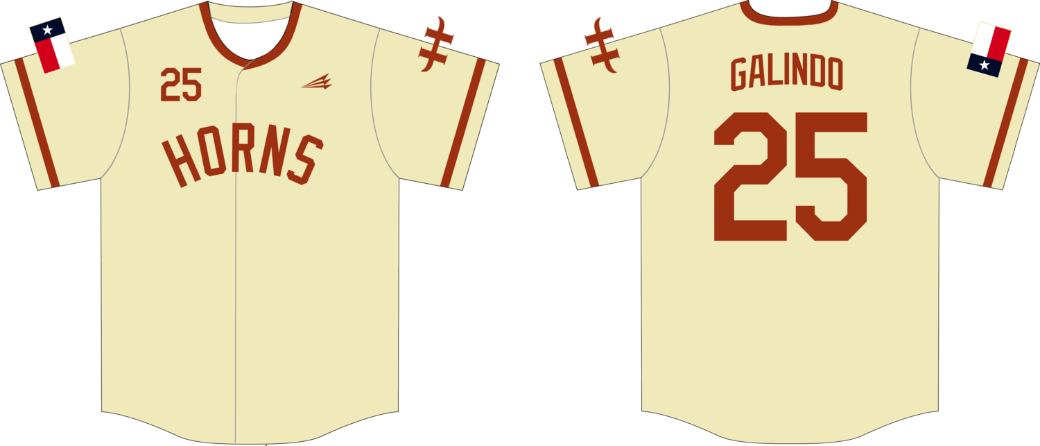 Austin Horns Custom NanoDri Baseball Jersey #J10