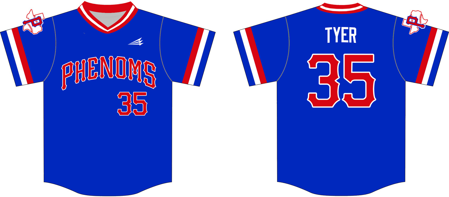 Phenoms Custom HexaFlex Baseball Jersey #J2