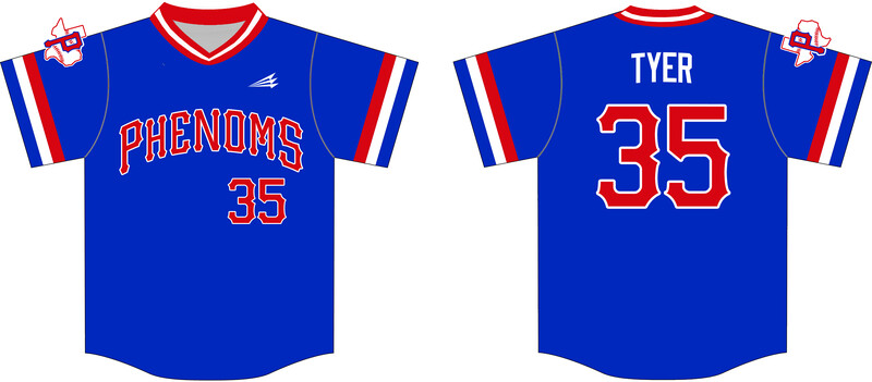 Phenoms Custom HexaFlex Baseball Jersey #J2