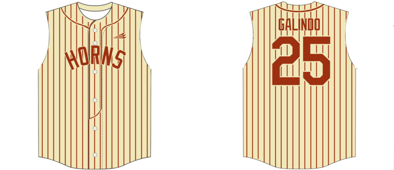 Austin Horns Custom NanoDri Baseball Jersey #J11B