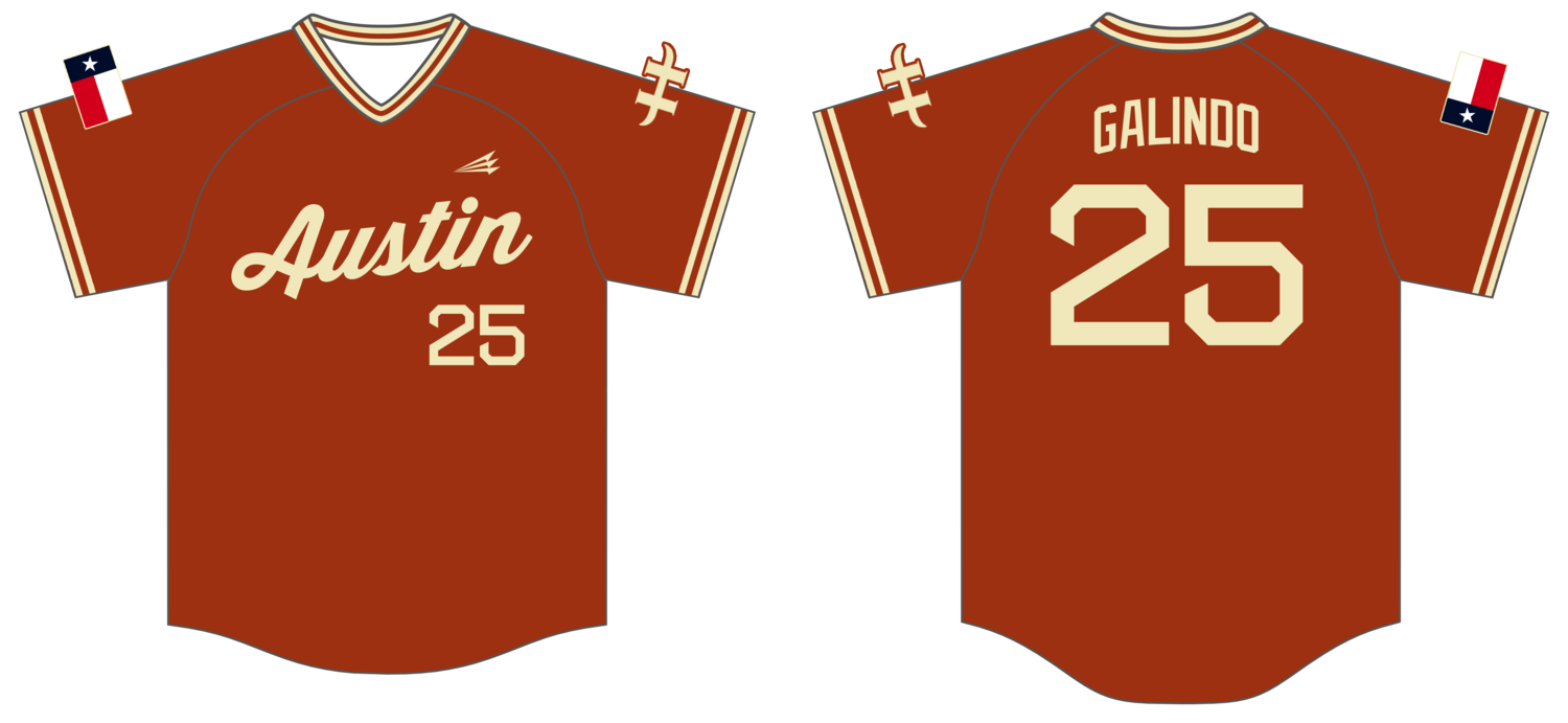 Austin Horns Custom NanoDri Baseball Jersey #J12D